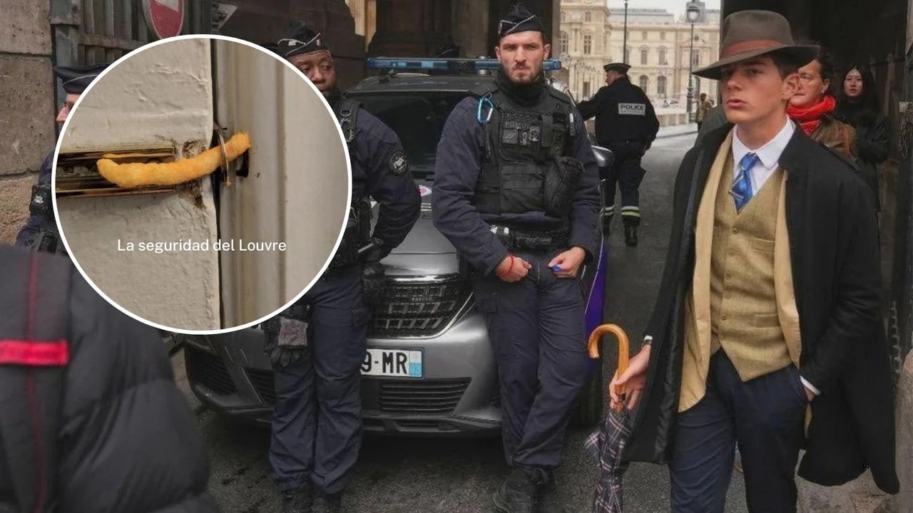 El robo en el Louvre desata la locura en redes: bulos, memes y teorías