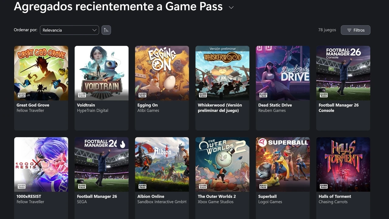 Noviembre en Game Pass: las 5 incorporaciones que no te puedes perder