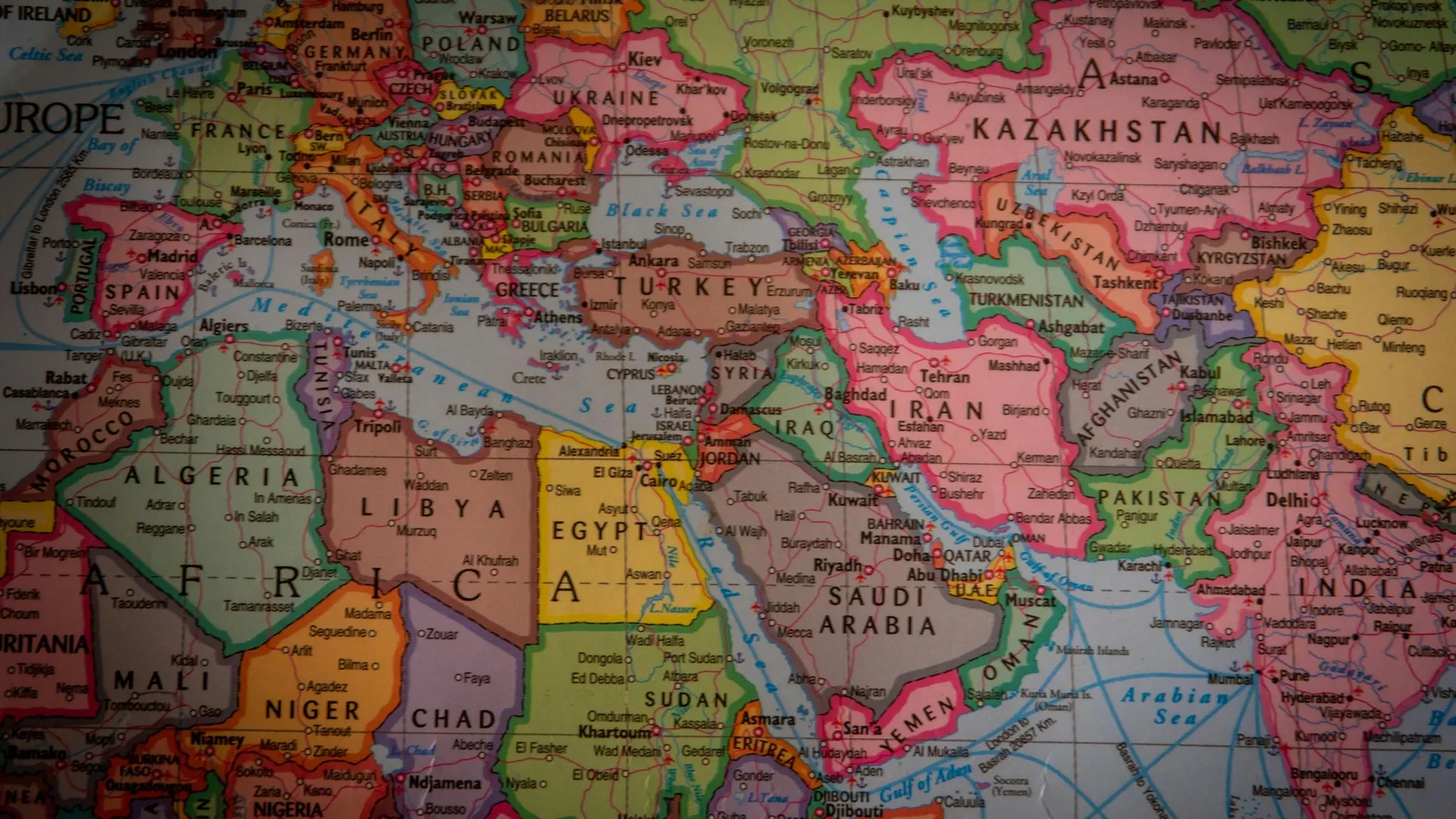 Estos son los 9 países que pertenecen a dos continentes