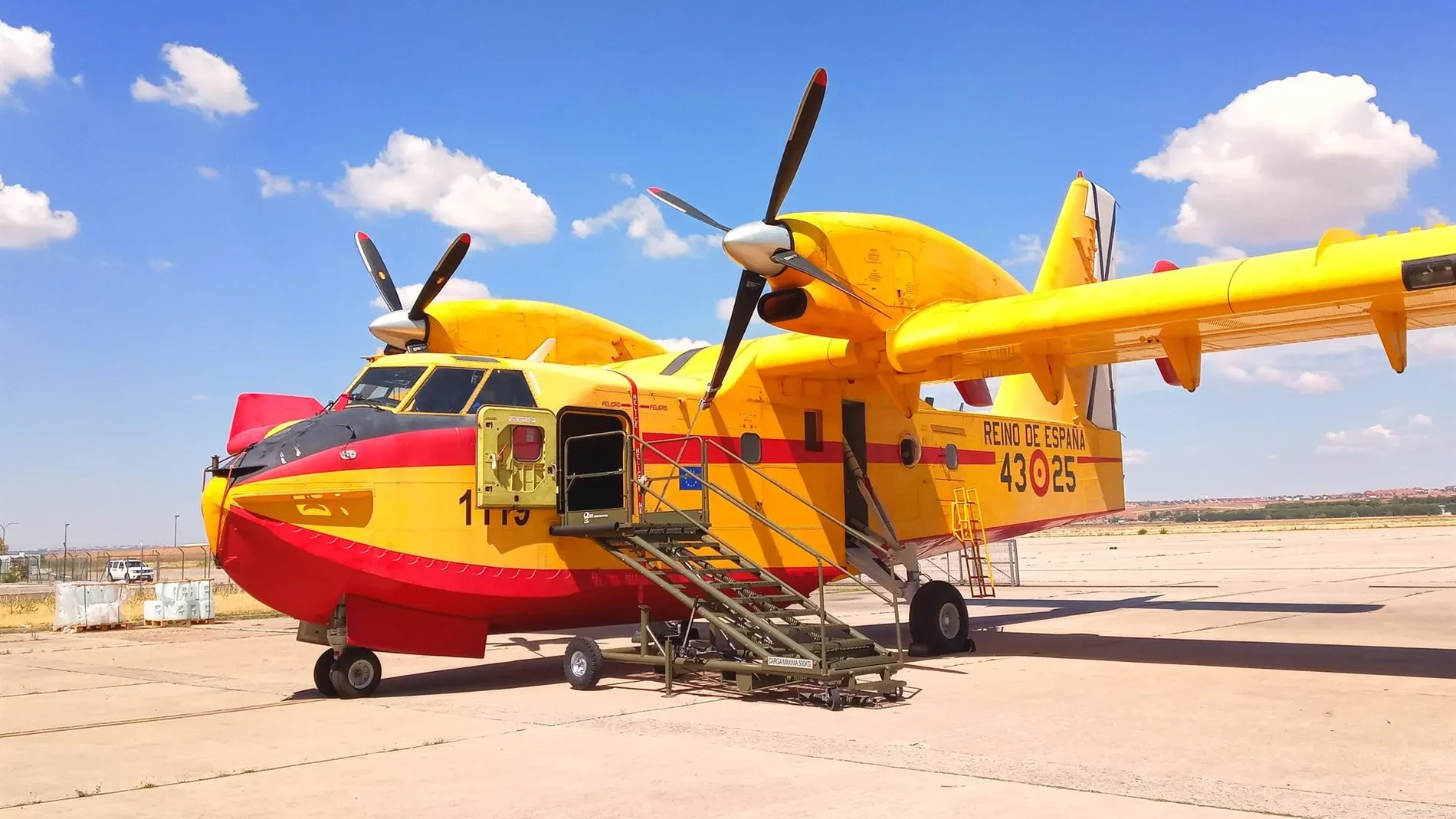 Así se alistan los aviones anfibios del Ejército del Aire y del Espacio para afrontar la campaña de incendios de 2026