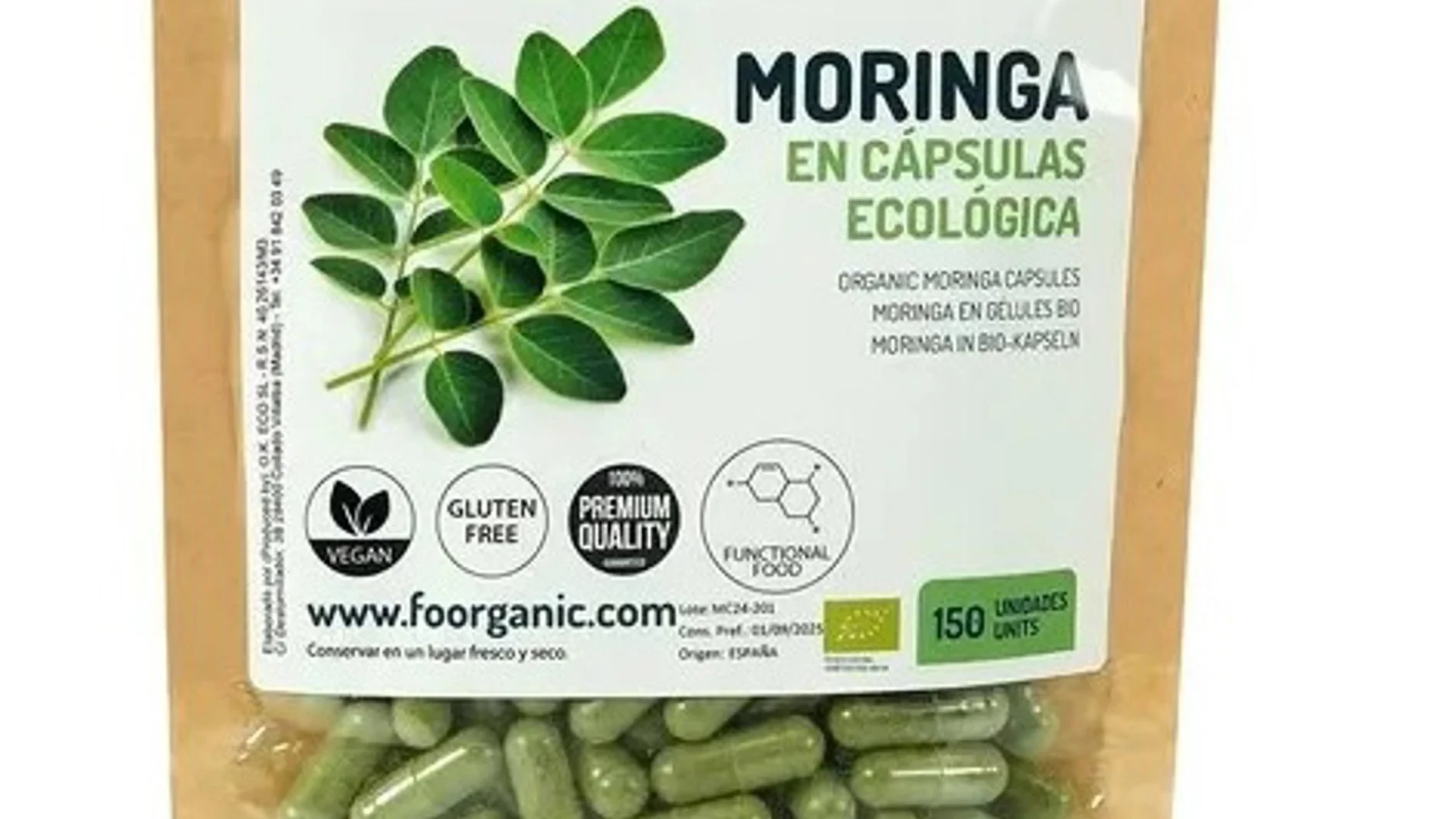 Amplían la alerta por presencia de salmonella en moringa ecológica