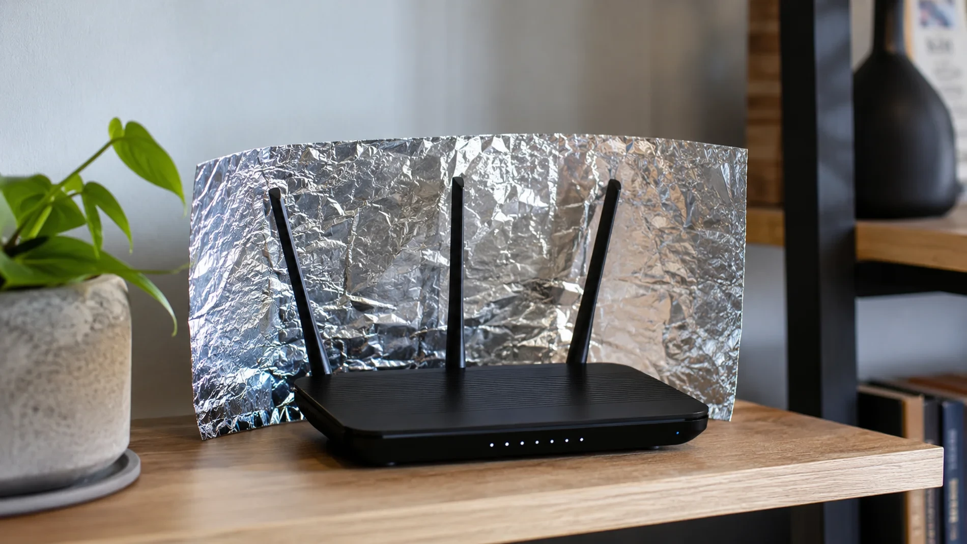 ¿No te llega bien el Wifi a toda la casa? Poner papel de aluminio detrás del router puede ayudar