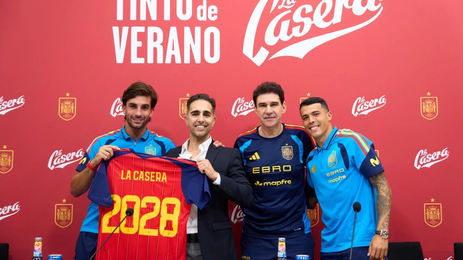 La Casera brinda con «La Roja»