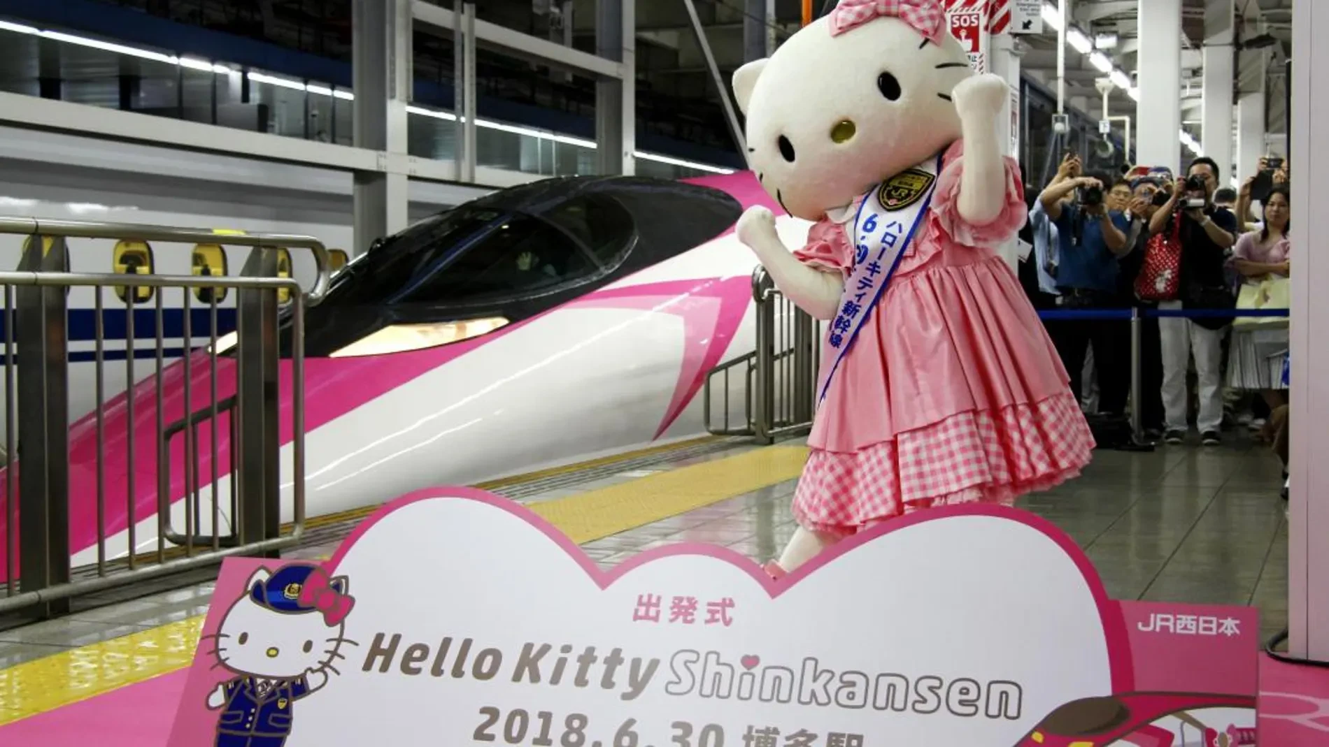 El tren de Hello Kitty ya es historia: el sorprendente final tras su último viaje en Japón