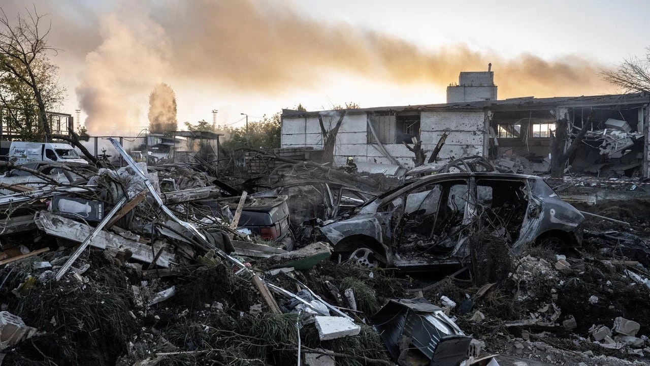 Ucrania difunde el video del ataque que habría matado al hijo de un general ruso