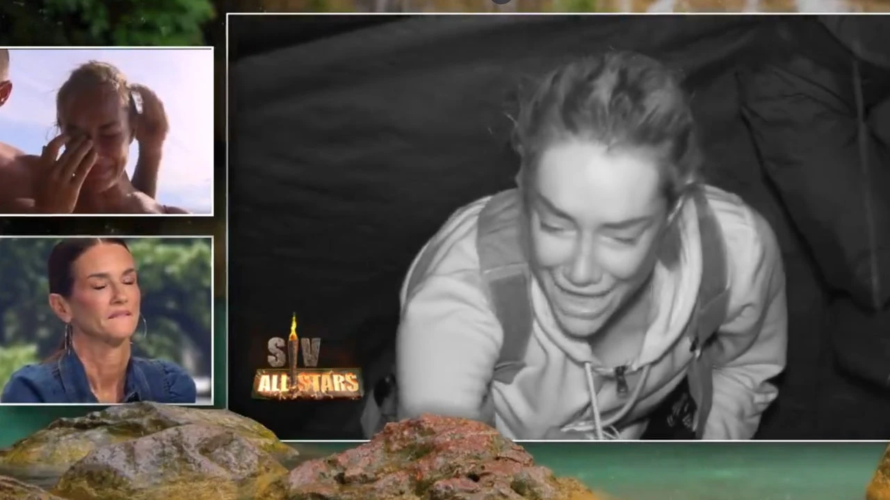 Adara, fuera de sí durante la última tormenta vivida en 'Supervivientes All Stars'