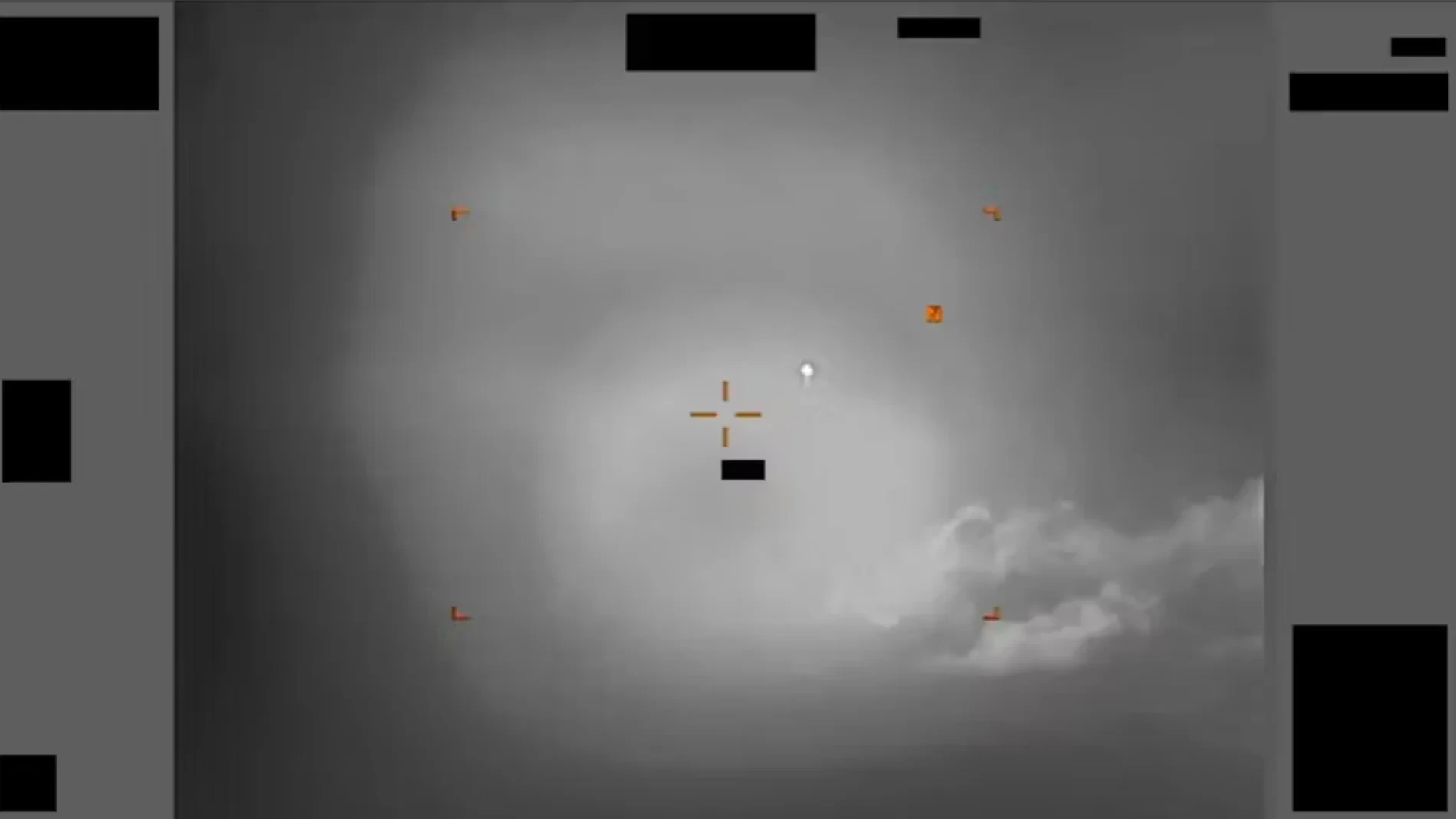 “El dron disparó un misil Hellfire, alcanzó al objeto, pero este no sufrió daño”