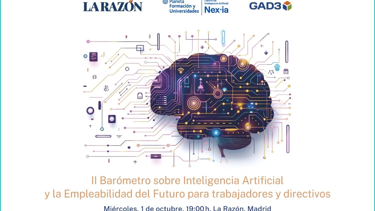 Siga en directo el II Barómetro sobre IA y la Empleabilidad del Futuro para trabajadores y directivos