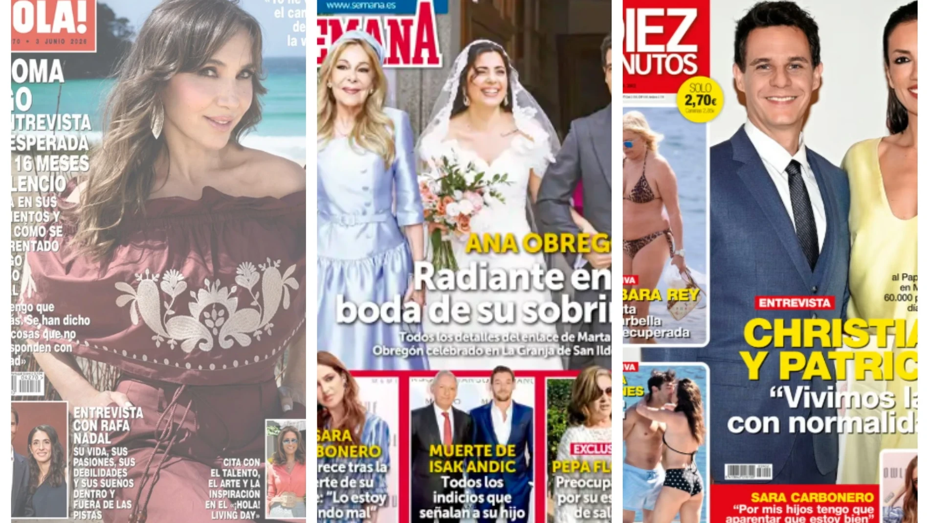 Paloma Lago rompe su silencio, Penélope Cruz triunfa en Cannes y Ana Obregón recuerda a Aless: así son las portadas de las revistas del corazón