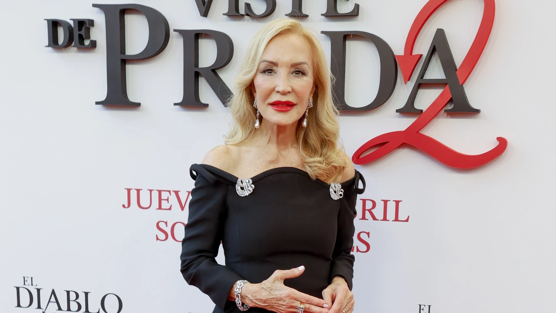 De Carmen Lomana a Rocío Martín Berrocal: la premiere de ‘El diablo viste de Prada 2’ convierte Madrid en una alfombra roja de negro y rojo