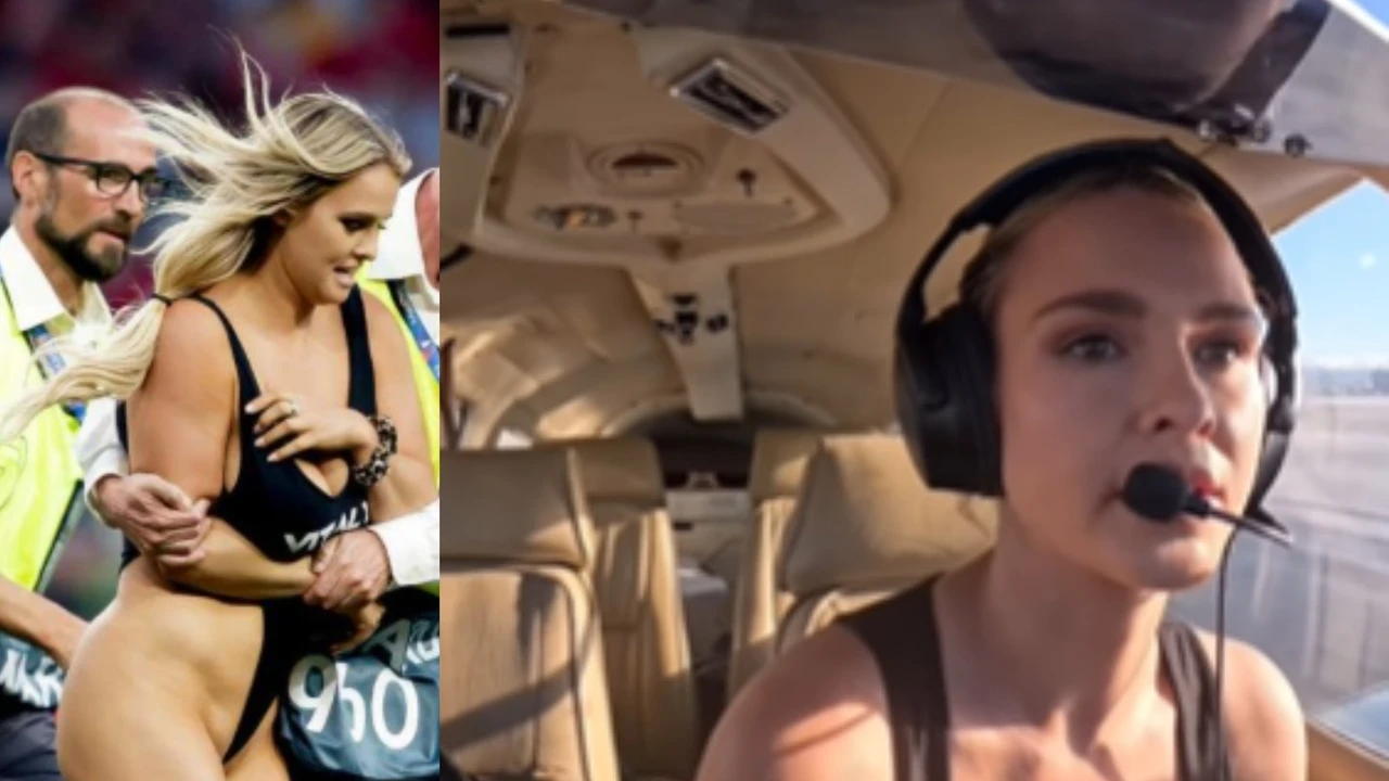 La nueva vida como piloto profesional y presentadora de la espontánea que saltó al Metropolitano por una web porno