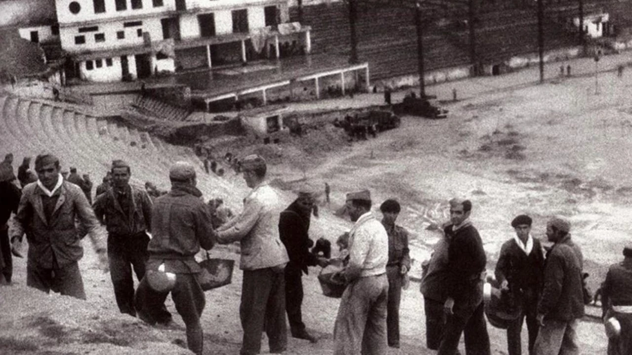 Así convirtió Franco los estadios de Real Madrid, Atlético y Rayo en campos de concentración