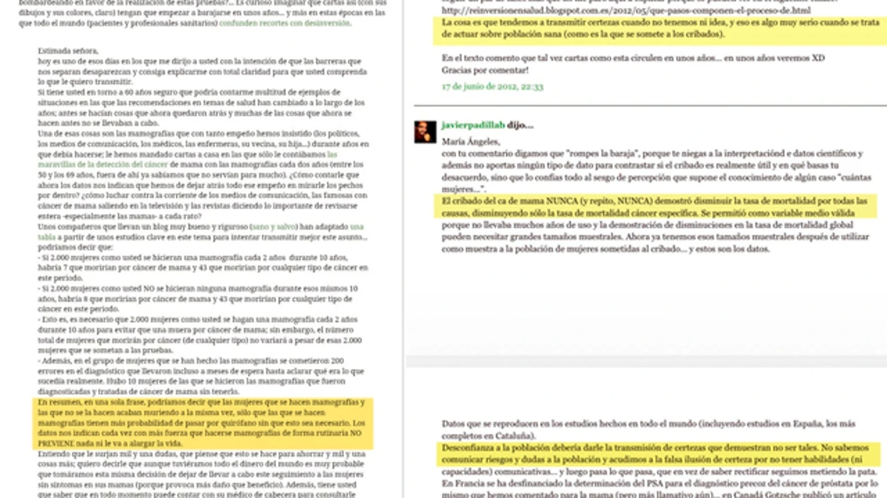 Padilla, a las mujeres mayores de 50,: 