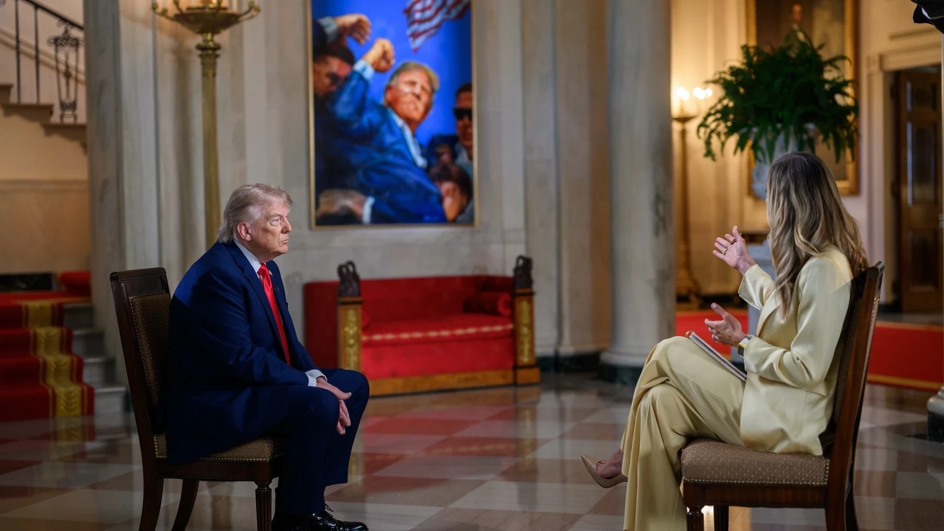 Trump apunta que está 