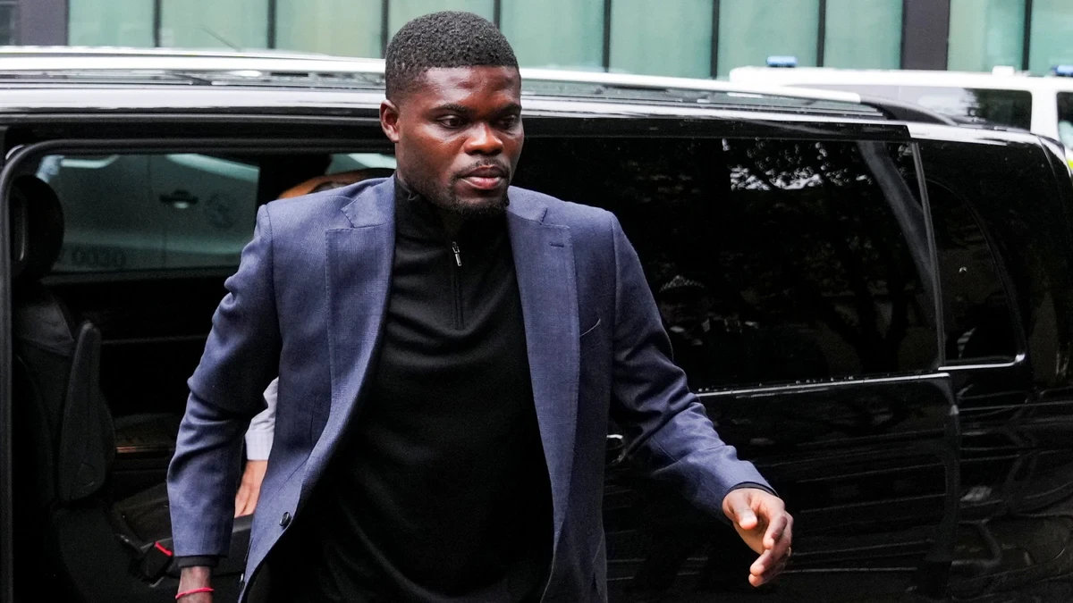 Thomas Partey se declara no culpable de los delitos de violación y agresión sexual