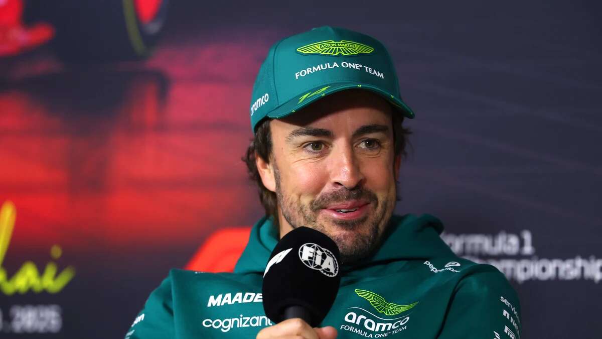 El divertido lapsus de Fernando Alonso en rueda de prensa tras la clasificación del GP de China