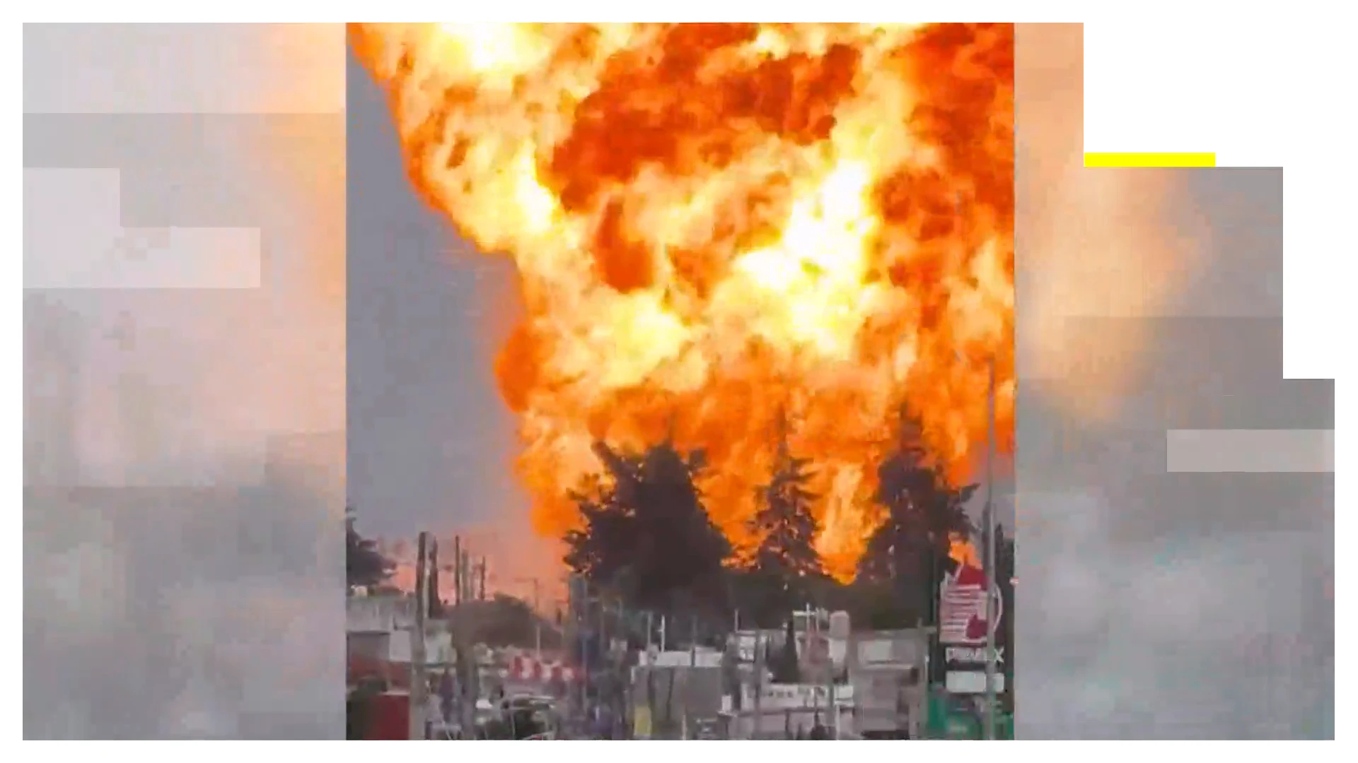 Las imágenes de la enorme explosión de un depósito combustible que deja al menos cuatro heridos