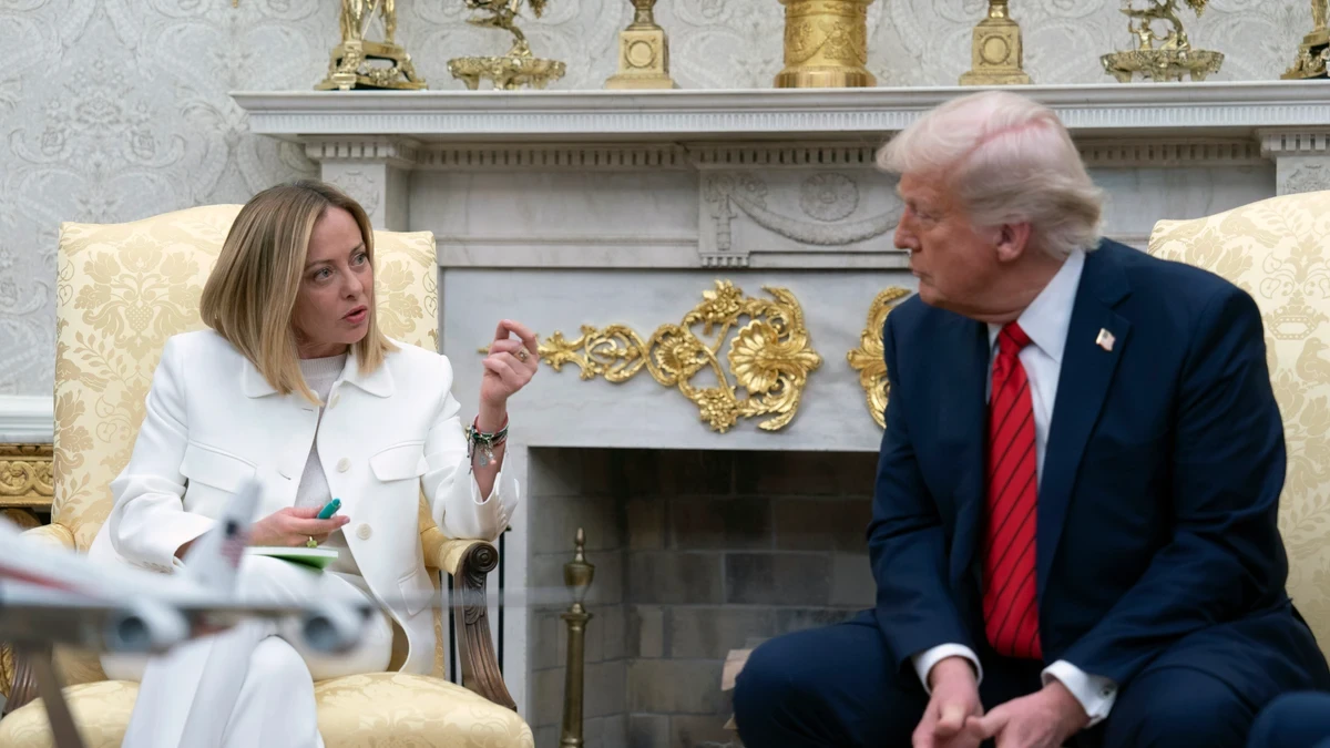 Donald Trump y Giorgia Meloni acercan posturas en plena crisis arancelaria