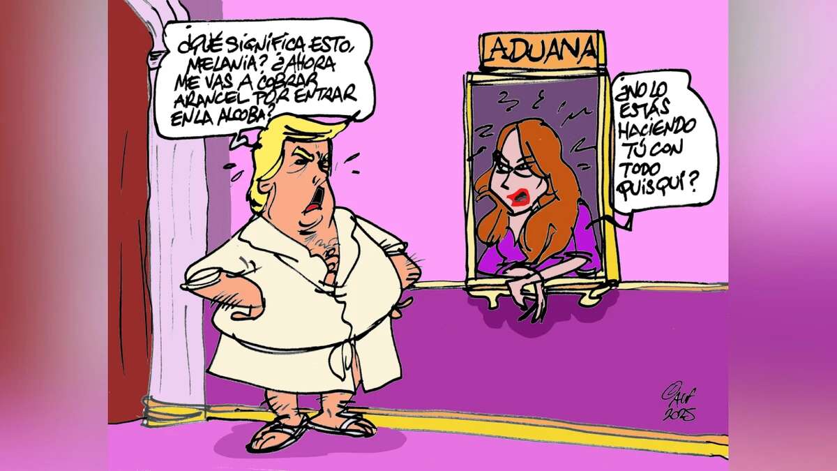 Trump impone aranceles sacudiendo los mercados financieros, en la viñeta gráfica