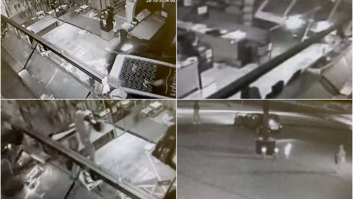 VÍDEO: 5 encapuchados roban 44 jamones de alta calidad y productos ibéricos por valor de 30.000 euros