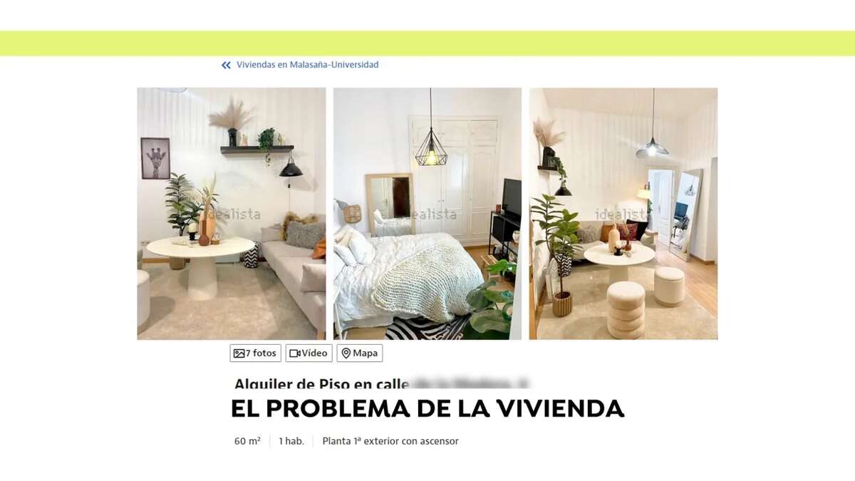 El imposible mercado de la vivienda: zulos de menos de 30 metros cuadrados por casi 1.000 euros