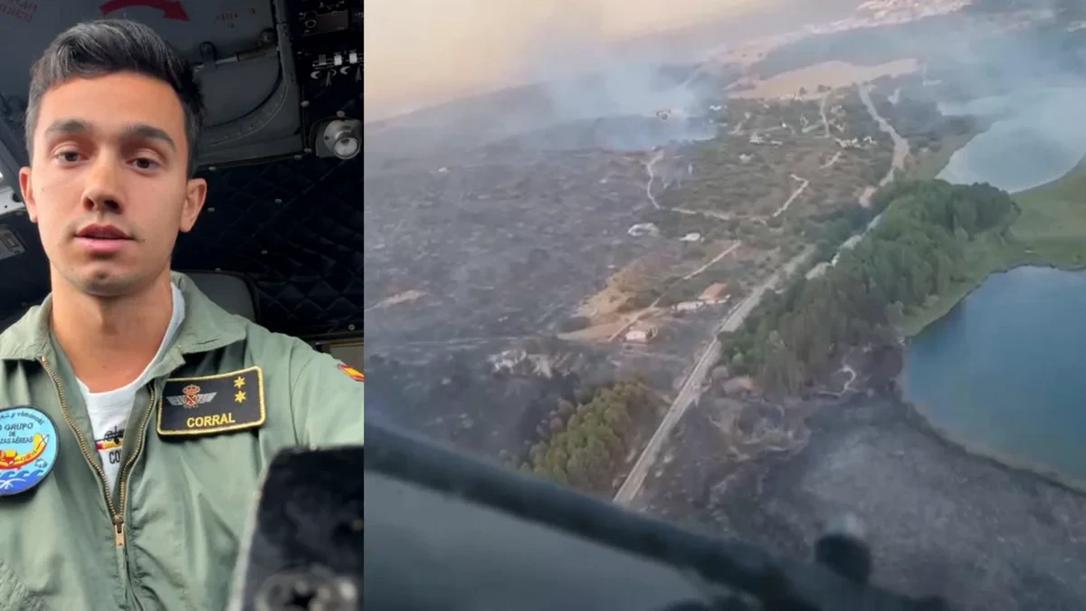 Hablamos con un piloto que está trabajando en los incendios de Galicia: “Las personas más experimentadas de esta unidad no habían visto algo así”
