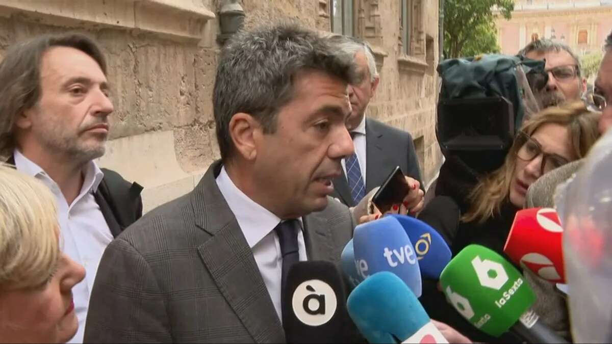 Carlos Mazón no se plantea personarse en la causa judicial por la gestión de la DANA en Valencia