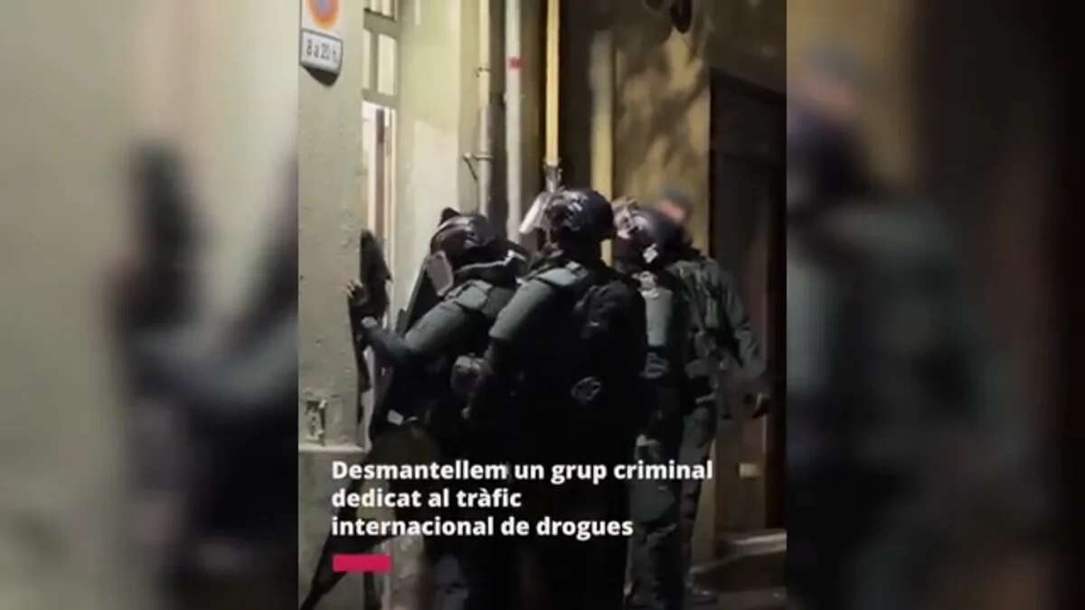 Desarticulada en Barcelona una banda internacional dedicada al tráfico de drogas con once detenidos