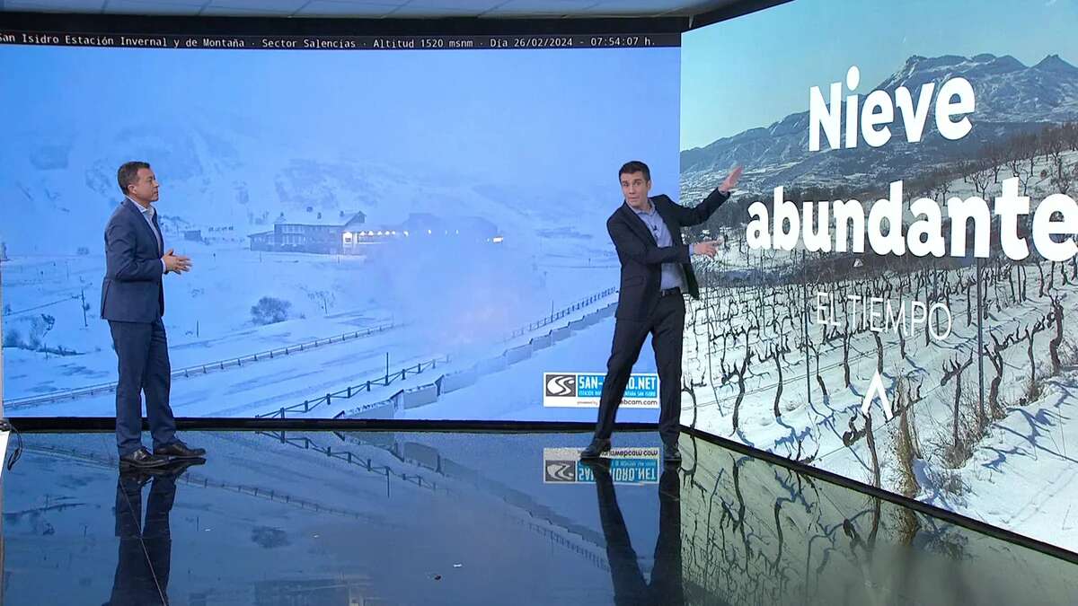 La previsión de César Gonzalo: Lunes con más frío, viento polar y nevadas abundantes en el norte