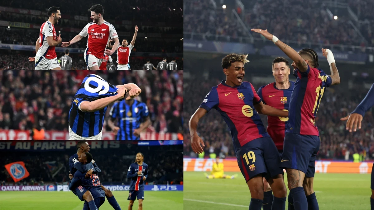 El cuadro de la Champions League: resultados de la ida los cuartos de final y fechas de los partidos de vuelta