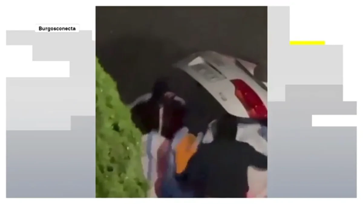 Vídeo: Cuatro encapuchados empotran su coche contra una perfumería en Aranda de Duero