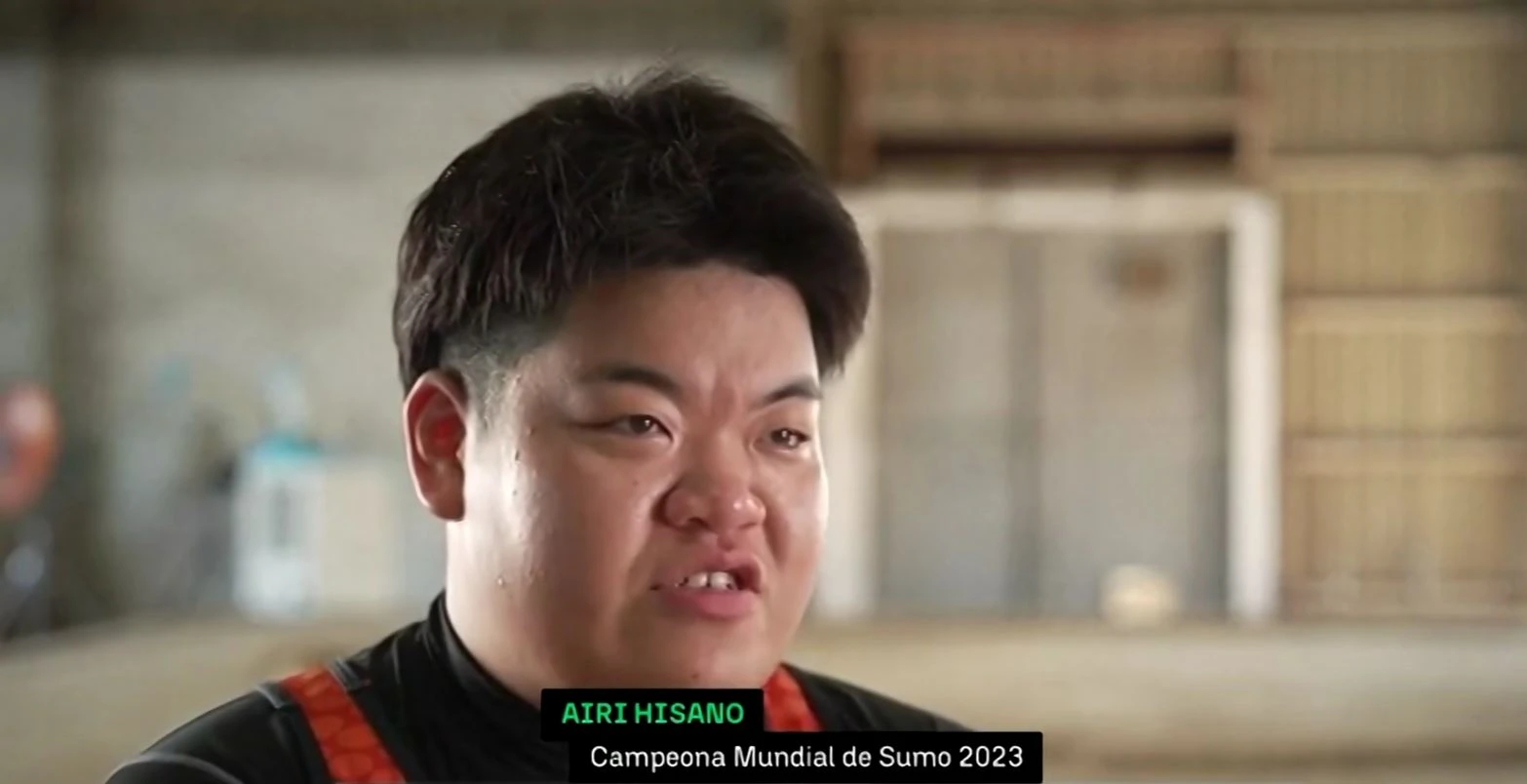 Airi Hisano, la mujer que abre el paso al sumo profesional en Japón, donde sigue estando prohibido para ellas