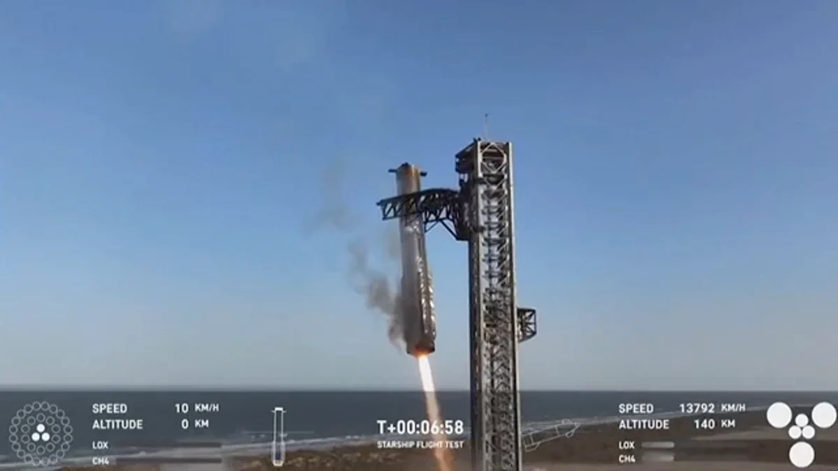 Nuevo revés para SpaceX: el Starship se descontrola y termina explotando en pleno vuelo