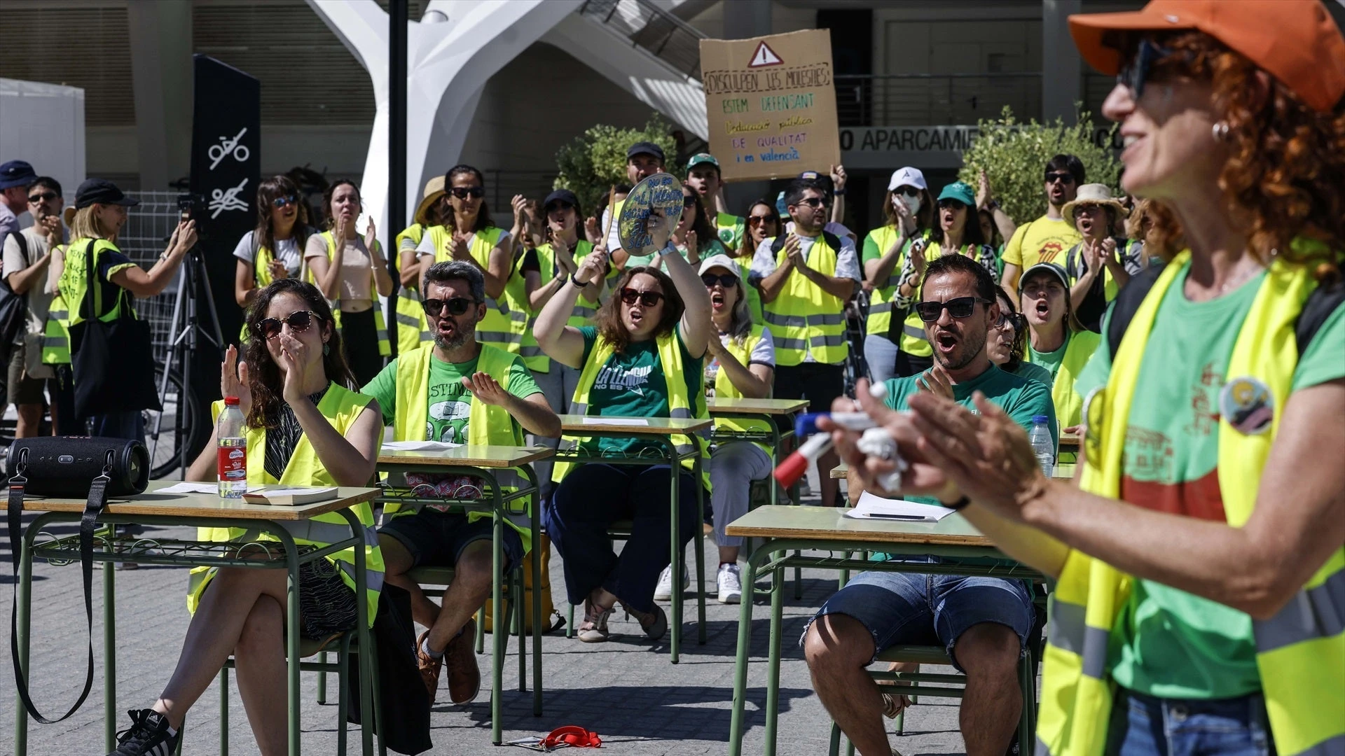 La huelga indefinida de la educación pública valenciana entra en su cuarta semana y sin acuerdo