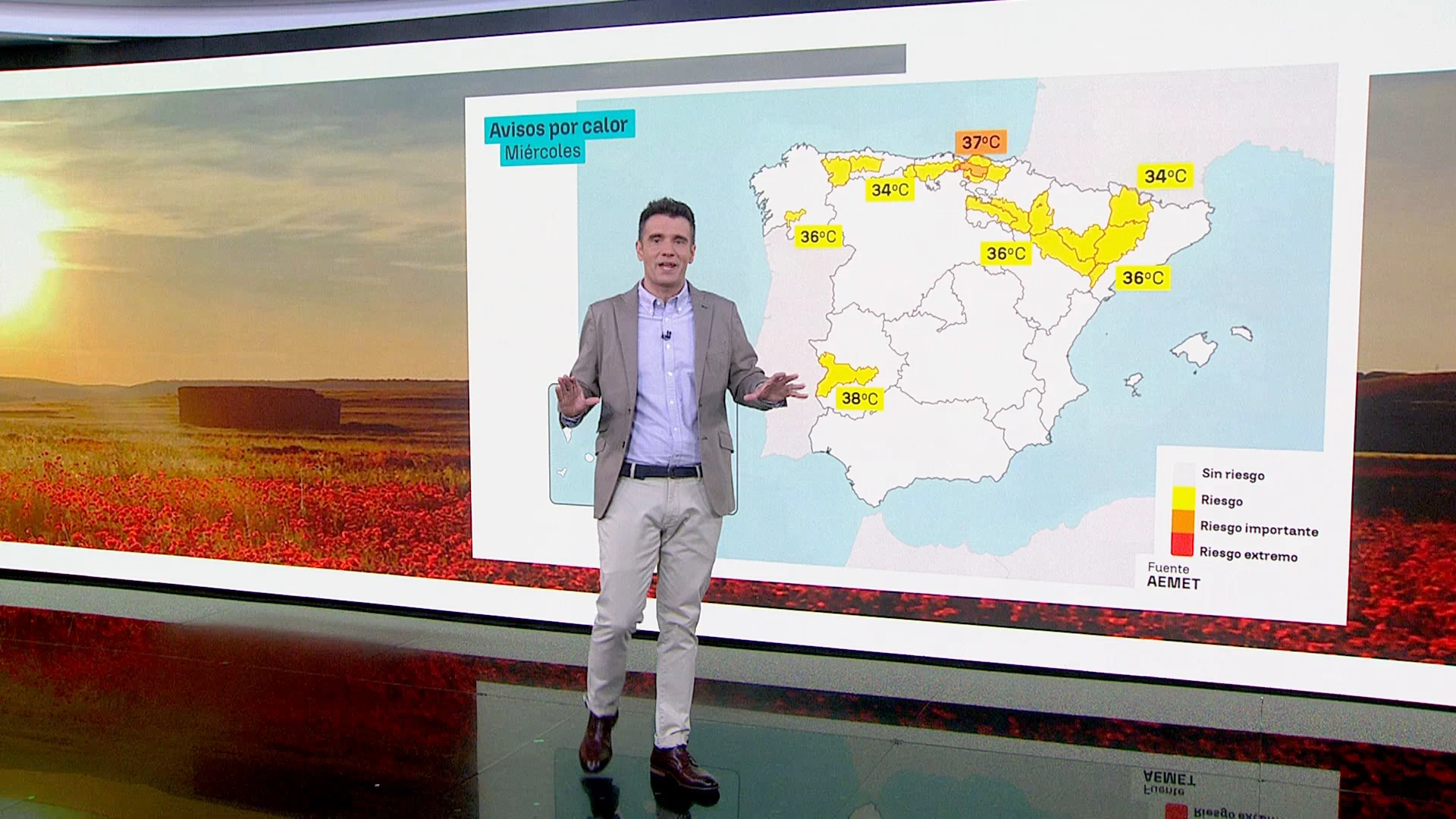 El calor se intensifica aún más y pueden superarse numerosos récords de temperatura: la previsión detallada de César Gonzalo