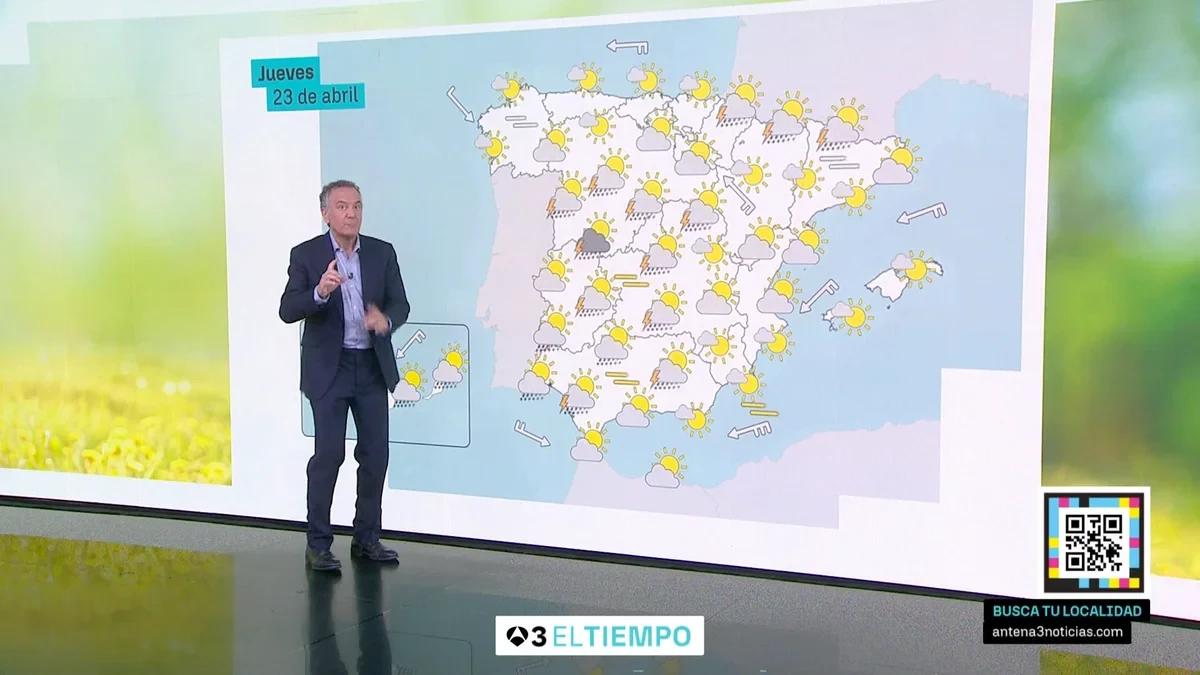Roberto Brasero explica dónde lloverá los próximos días