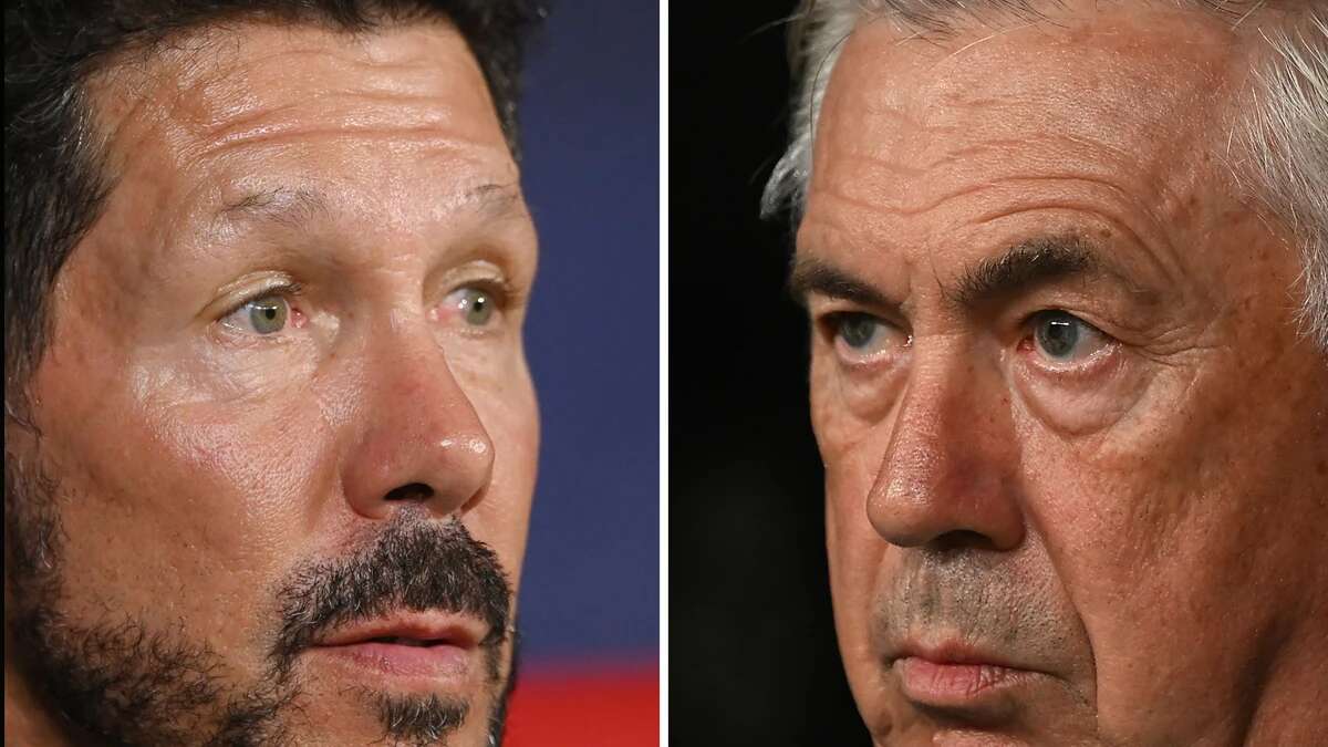 Ancelotti y Simeone, irónicos con el horario del derbi madrileño