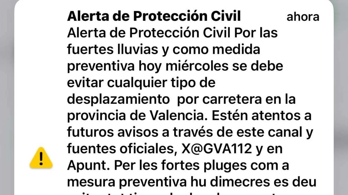 Cómo activar las alertas de Protección Civil para que lleguen al móvil