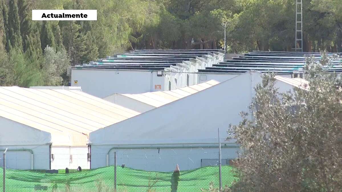 El Ayuntamiento de Cartagena precinta tres carpas habilitadas para migrantes llegados de Canarias