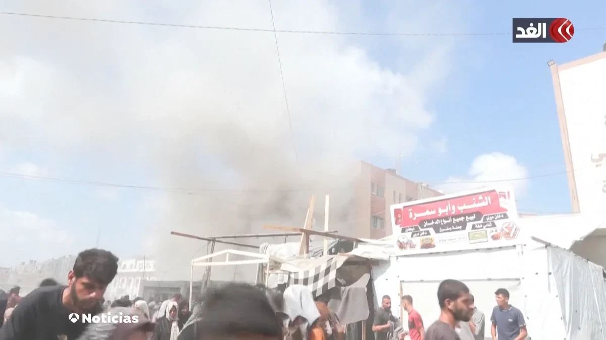 Vídeo: Impactantes imágenes del bombardeo en el hospital de Gaza que ha dejado al menos 20 muertos