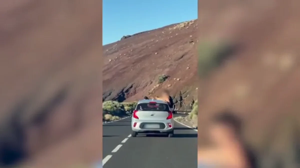 Ocho turistas denunciados por conducción temeraria y por no utilizar los elementos de seguridad en el Teide