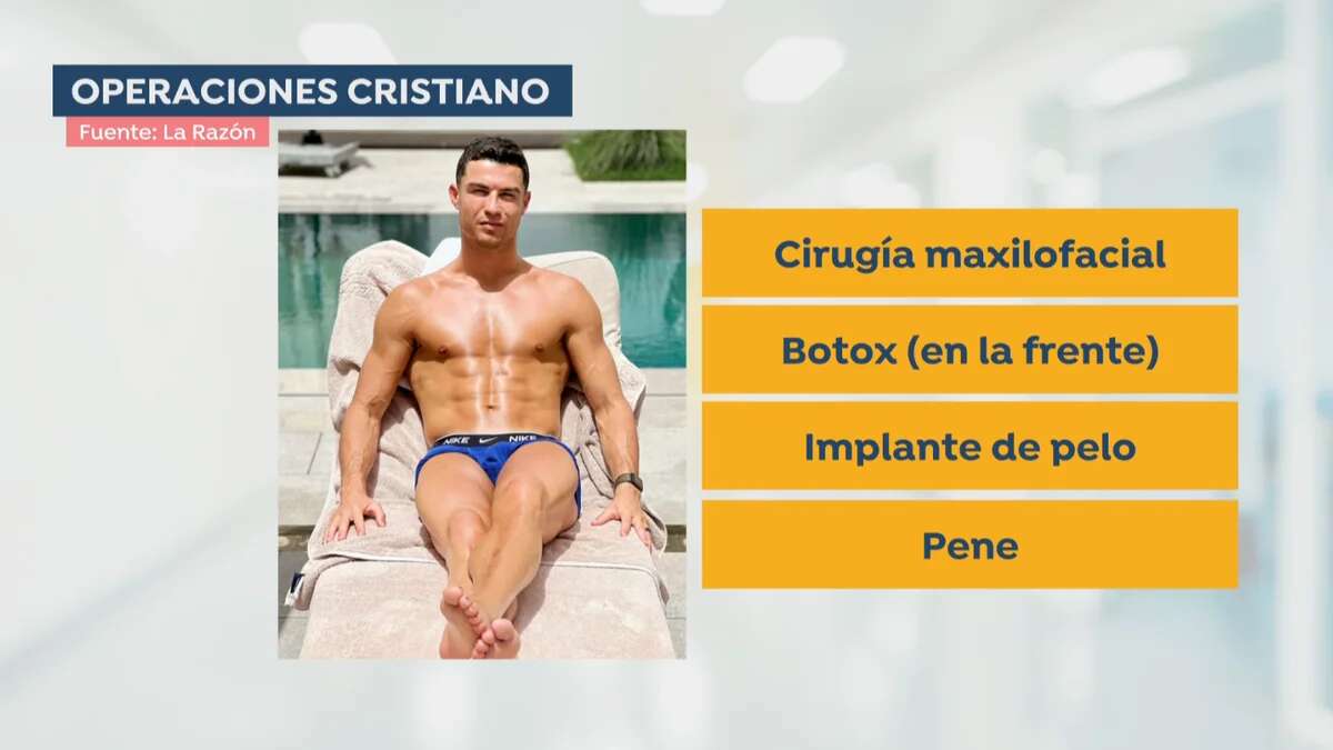 Cristiano Ronaldo se inyecta bótox en el pene para engrosar su miembro