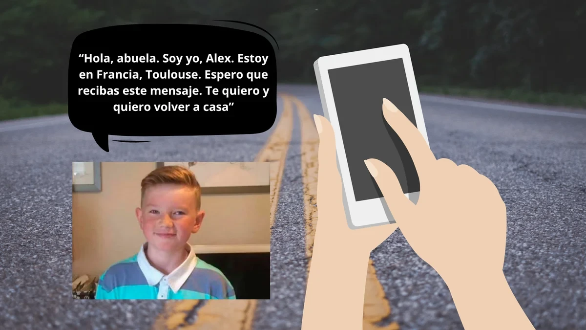El mensaje que le envió Alex Batty a su abuela tras salir de la secta y conseguir un móvil