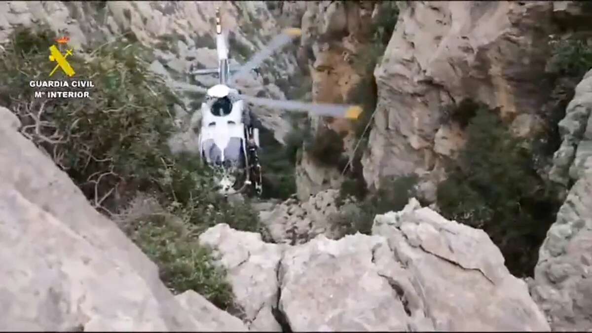 Rescate extremo en el Barranco del Infierno, Mallorca: la Guardia Civil salva in extremis a un montañista con policontusiones