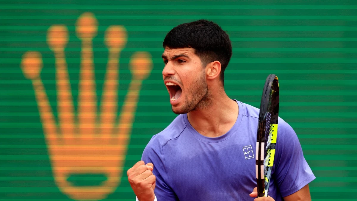 Carlos Alcaraz impera en una épica batalla ante Fils y se cita con Davidovich en las semifinales de Montecarlo