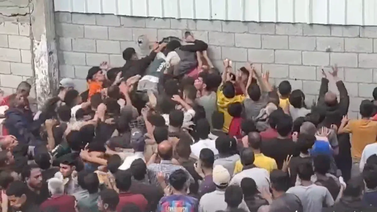 Vídeo: Desesperación por conseguir pan en medio de los disparos en panaderías de Gaza