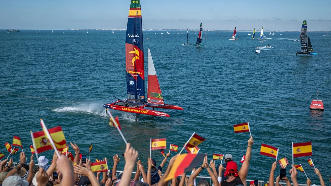 El equipo español de la SailGP sigue vivo tras un quinto puesto en Cádiz: 