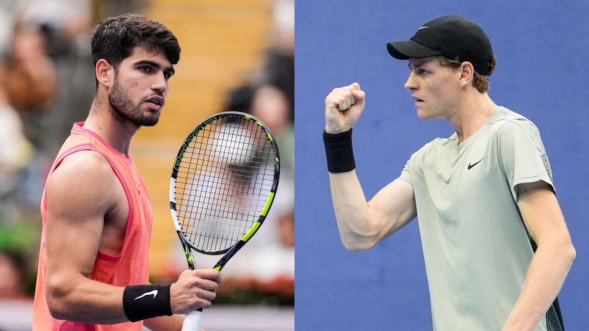 Jannik Sinner - Carlos Alcaraz: Horario y dónde ver la final de tenis del China Open