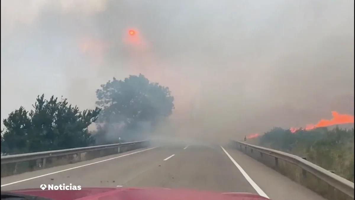 Qué hacer si un incendio te pilla conduciendo