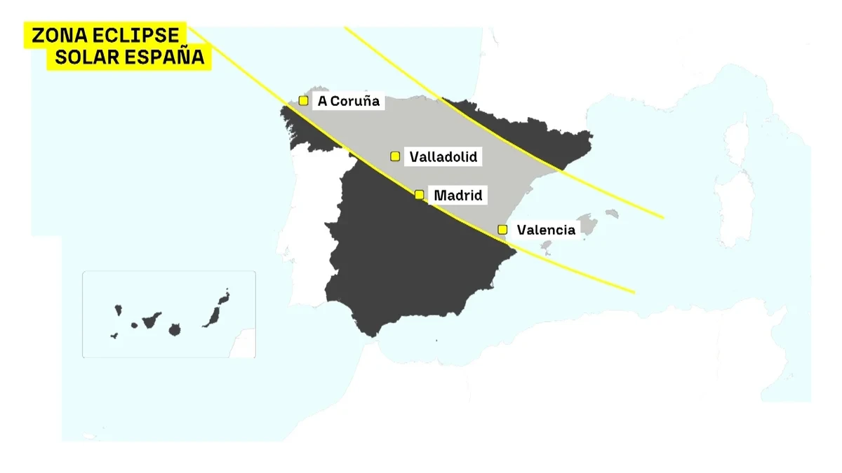 Así es el ensayo clave para no perderse el eclipse total de agosto